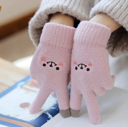 귀요미 스마트폰 터치장갑 겨울장갑 보온장갑 #6