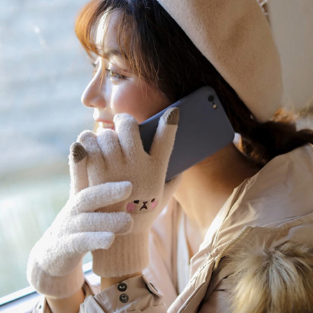 귀요미 스마트폰 터치장갑 겨울장갑 보온장갑 #7