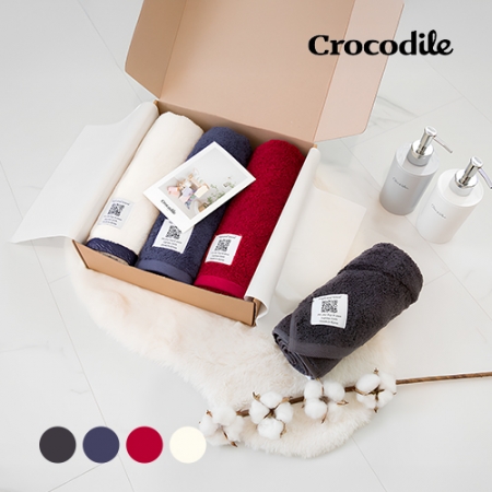 크로커다일 유러피안 호텔타올 3매세트 220g #2