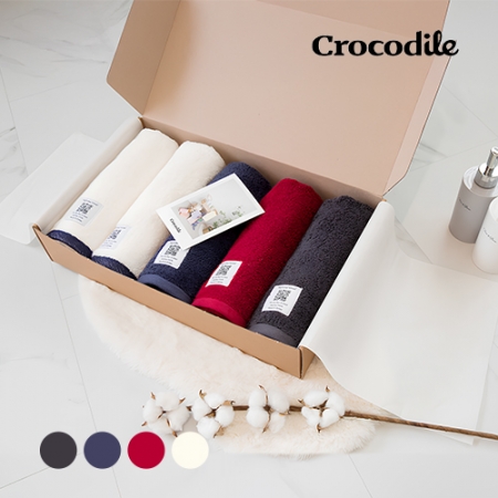 크로커다일 유러피안 호텔타올 5매세트 220g #2