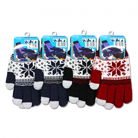 기모 니트 스마트폰 터치장갑 눈꽃장갑 보온장갑 겨울장갑 #3