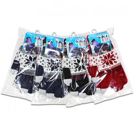 기모 니트 스마트폰 터치장갑 눈꽃장갑 보온장갑 겨울장갑 #4