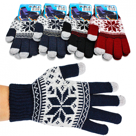 기모 니트 스마트폰 터치장갑 눈꽃장갑 보온장갑 겨울장갑 #5