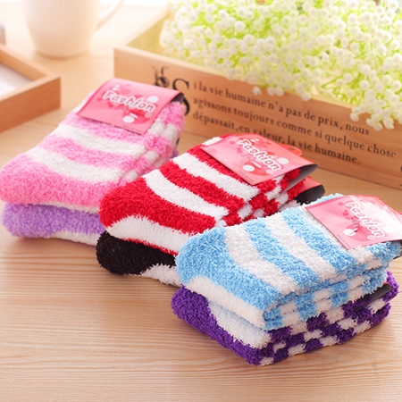 고중량 스트라이프 수면양말 남녀공용 35g #5