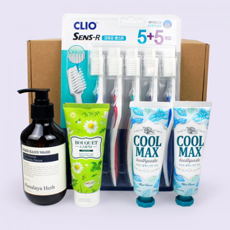 크리오 미세모칫솔 10매입 쿨맥스 치약 5종 #2