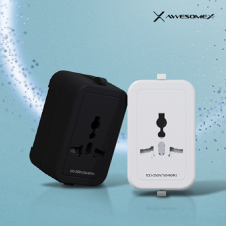 [인쇄배송무료]어썸엑스 여행용멀티 어댑터 통합형(파우치포함) #2