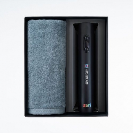 송월 프리미엄 선물 세트, 송월 라이트 무지40 1P + 전동와인오프너 1P #3