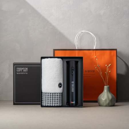 송월 프리미엄 선물 세트, 송월 호텔컬렉션 톤40 1P + 전동와인오프너 1P #4