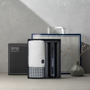 송월 프리미엄 선물 세트, 송월 호텔컬렉션 톤40 1P + 전동와인오프너 1P