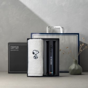 송월 프리미엄 선물 세트, 스누피 리버40 1P + 전동와인오프너 1P