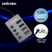 작은이미지: 유니콘 NH-400SW USB3.2 Gen1 4포트 USB허브 개별전원스위치 케이블 길이 1.2M #8