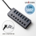 작은이미지: 유니콘 NH-700SW USB3.2 Gen1 7포트 USB허브 개별전원스위치 케이블 길이 1.2M #7