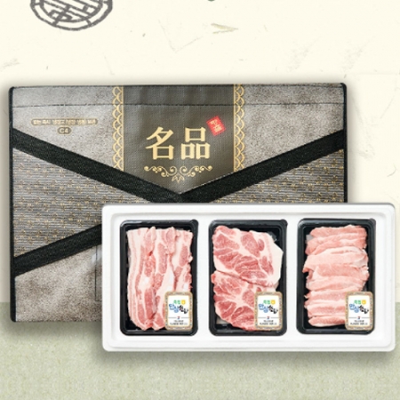 축협안심한돈 알뜰 3호, 삼겹300g + 목살300g + 항정300g, 10+1 #2