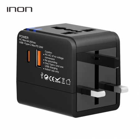 USB 2포트 해외 여행용 어댑터 1USB + 1PD #4