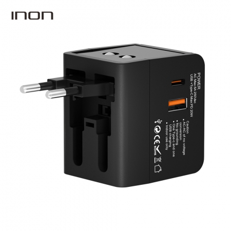 USB 2포트 해외 여행용 어댑터 1USB + 1PD #3