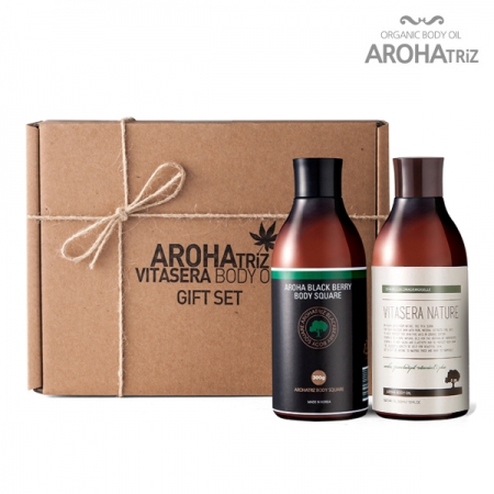 25년설 아로하트리즈 바디로션300ml + 바디오일 300ml 세트 // 휴대용기증정 #2