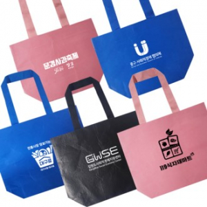 컬러 리유저블백 중형, 대형 R PET 40x30x15, 50x40x15