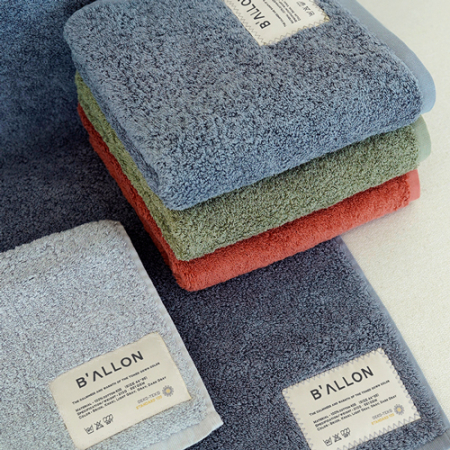 [송월타월] 발론 타월 호텔수건 페이스 타올 210g 코마 40수 5컬러 8매 수건세트 쇼핑백 #3