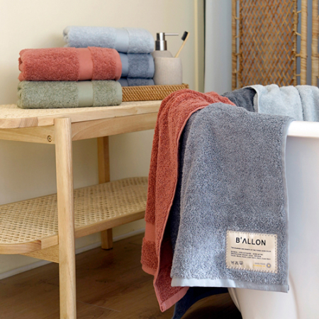 [송월타월] 발론 타월 호텔수건 페이스 타올 210g 코마 40수 5컬러 8매 수건세트 쇼핑백 #4