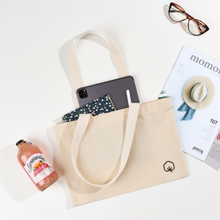 코튼앤코 커스텀 가로형 자석 에코백 28x20  // 국내 제작형 #3