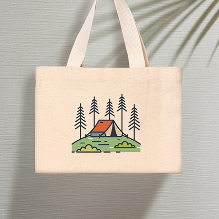 코튼앤코 커스텀 가로형 자석 에코백 28x20  // 국내 제작형 #4