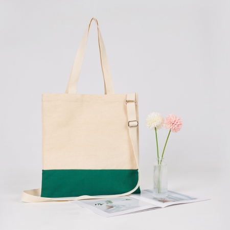 코튼앤코 커스텀 투톤 크로스 에코백 36x40 // 국내 제작형 #4