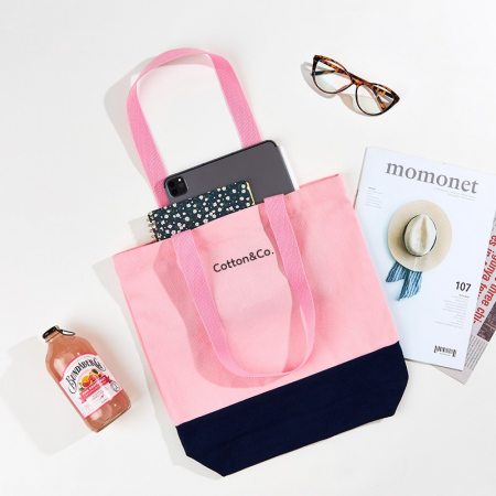 코튼앤코 커스텀 컬러투톤 에코백 36x36x10 // 국내 제작형 #3