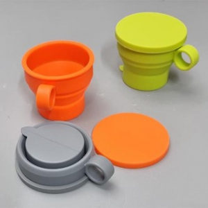 실리콘컵  등산용 폴딩컵  실리콘 폴딩컵 접이식등산컵