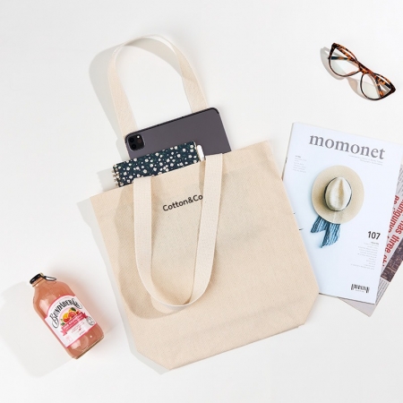 코튼앤코 커스텀 일상형 에코백 34x34x10  // 국내 제작형 #2