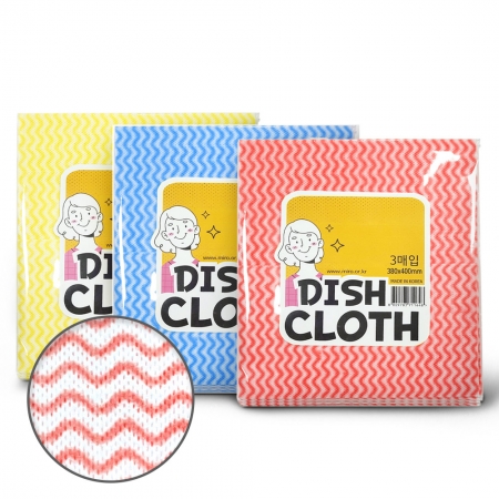 판촉 잘 닦여 사용하기 간편한 행주 3매입 #3