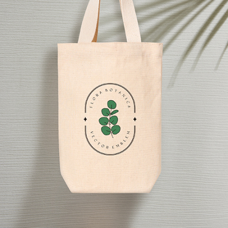 코튼앤코 커스텀 세로형 에코백 23x30x8  // 국내 제작형 #4