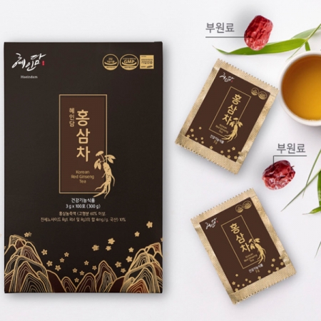 혜인담 홍삼차 3g×100포 홍삼 음료 설 명절 선물 설날 사은품 답례품, 추석 행사 판촉 기념 기프트, 선물용 #2
