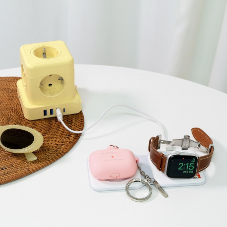 에코너 MT04 전선형 1.8M 큐브 멀티탭 4000W 고용량 5구, C타입포트, USB포트 #8