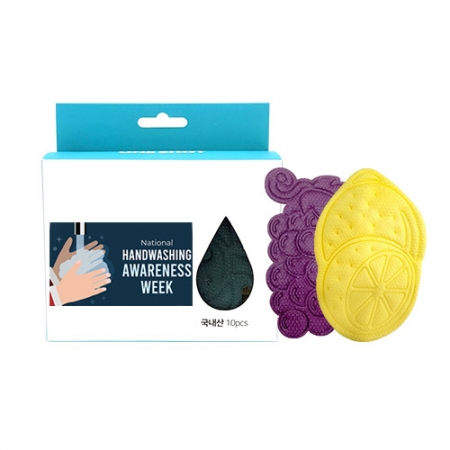 그릇이 잘 닦이는 설거지 수세미 10매 #2