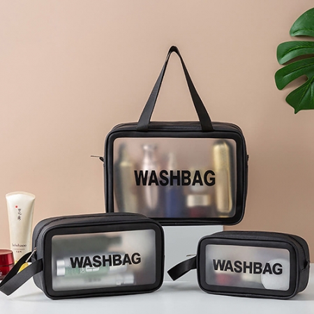 방수워시백(소)13*20*7 / 인쇄제작가능 / 세면파우치 휴대용파우치 방수세면백 #4