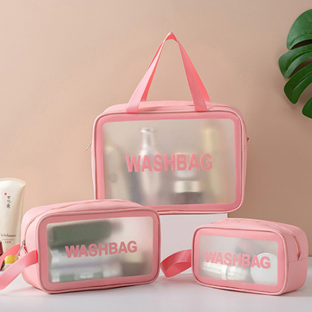 방수워시백(중)14.5*24.5*9.5 / 인쇄제작가능 / 세면파우치 휴대용파우치 방수세면백 #4