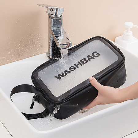 방수워시백(중)14.5*24.5*9.5 / 인쇄제작가능 / 세면파우치 휴대용파우치 방수세면백 #7