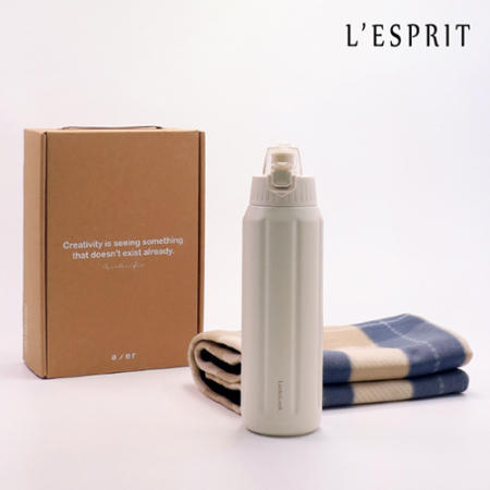 레스쁘리 고급 락앤락 세트 D, 슬로라이트 텀블러+무릎담요 #2