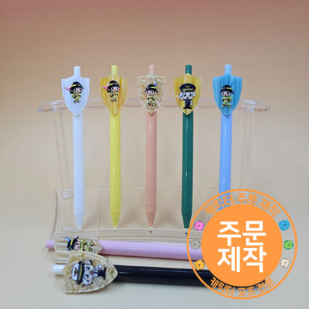 자개쉴드캐릭터 파스텔볼펜 // 풀칼라인쇄 #2