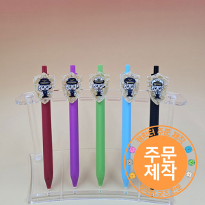 자개쉴드캐릭터 트라이앵글볼펜 // 풀칼라인쇄