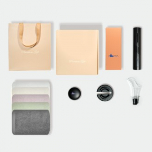 알로꼬 타올 170g 프리미엄 수건+4in1 베이직 전동와인오프너 선물세트