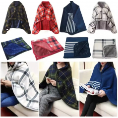 대형 후드담요 망토 담요 무릎담요  방한용품