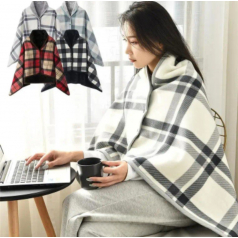 따신 입는담요 망토 담요 후드담요 방한용품