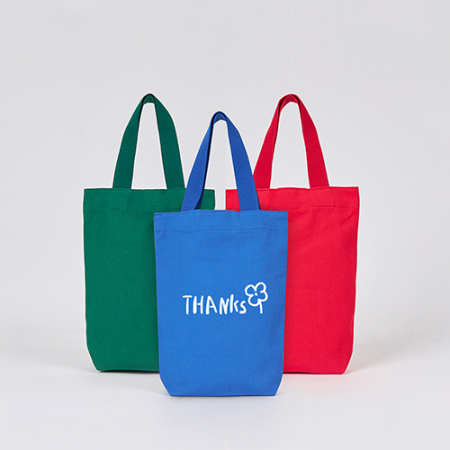 코튼앤코 커스텀 세로형 컬러 에코백 23x30x8 // 국내 제작형 #4