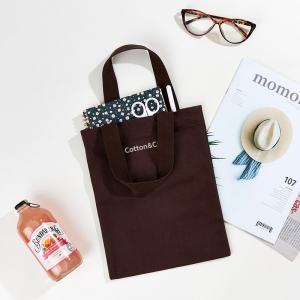 코튼앤코 커스텀 세로형 컬러 에코백 23x30 // 국내 제작형