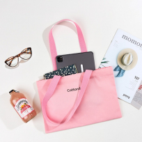 코튼앤코 커스텀 가로형 컬러 에코백 36x25 // 국내 제작형