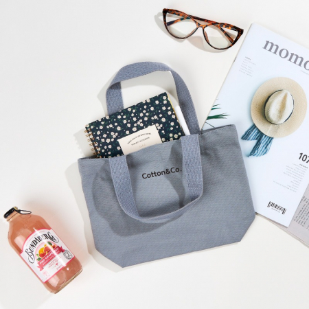 코튼앤코 커스텀 가로형 컬러 에코백 28x20x8 // 국내 제작형 #3