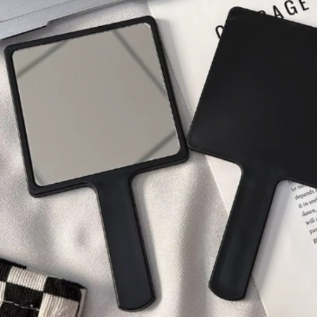 블랙거울 손거울 사각거울 손잡이거울 휴대용거울 #4