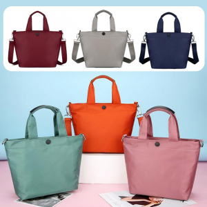 B140 원버튼 심플 크로스 토트백 캐주얼 가방 미니 주문제작 인쇄