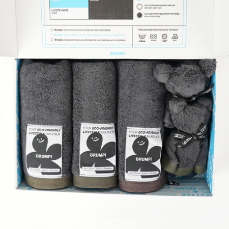 브룸피 뱀부 타월 3개입 + 핸드타월 2개입 #2